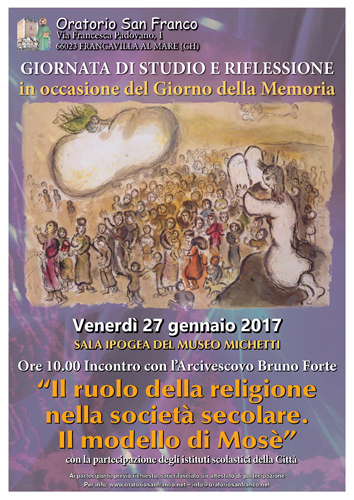 Giornata della Memoria con l'arcivescovo a Francavilla al Mare