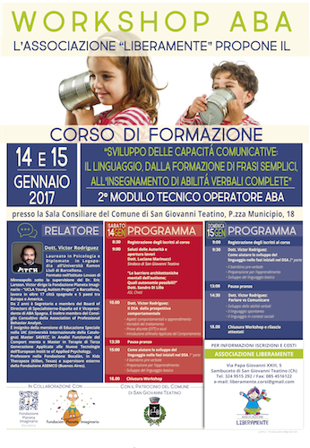 Locandina convegno Autismo e Linguaggio SP