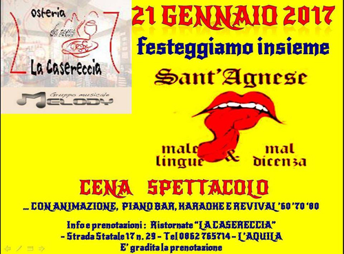 Sant’Angese – Male lingue & mal dicenza Sant'Angese - Male lingue & mal dicenza