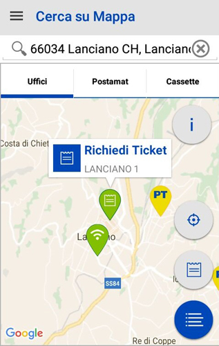 app_cerca su mappa