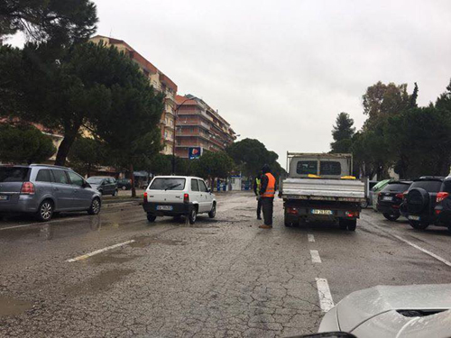 buche in città a Pescara