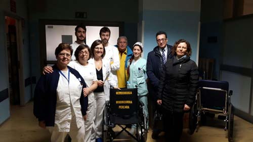 donazione sedie a rotelle