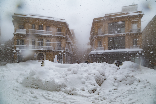 neve centro storico Chieti