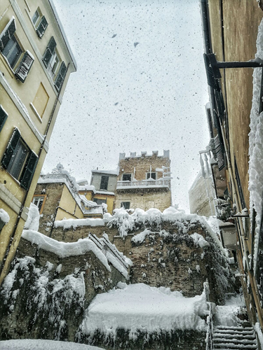 paesaggio neve Chieti