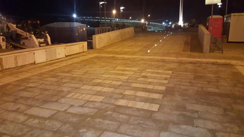 pulizia fontana zona Madonnina Pescarapulizia fontana zona Madonnina Pescara