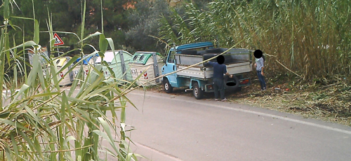 rifiuti abbandonati Montesilvano