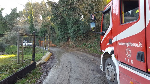 smottamento in Strada Casone a Pescara
