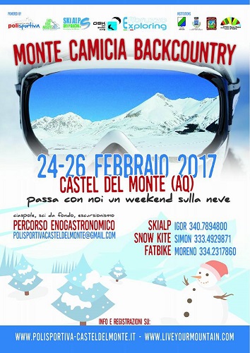 MONTE CAMICIA BACK COUNTRY
