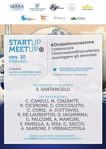 Startup meetup 10 febbraio