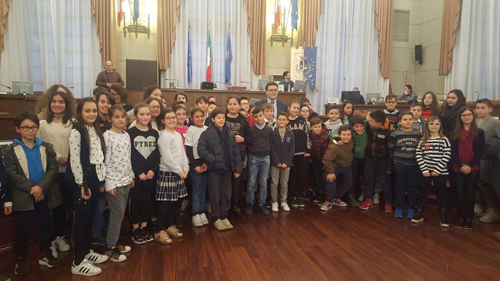 consiglio dei bambini a Pescara