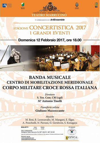 nuova stagione concertistica 2017 a Chieti manifesto
