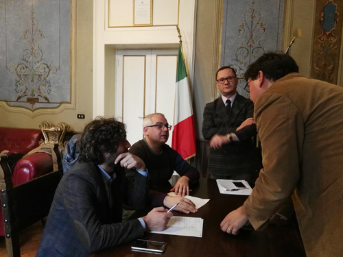 roseto riunione: Nugnes, Scarpantonio, Di Girolamo