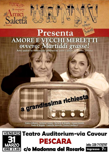 Amori e vecchi merletti, ovvero Martiddì grasse