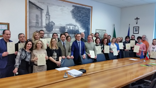 Consegna pulmino gruppo