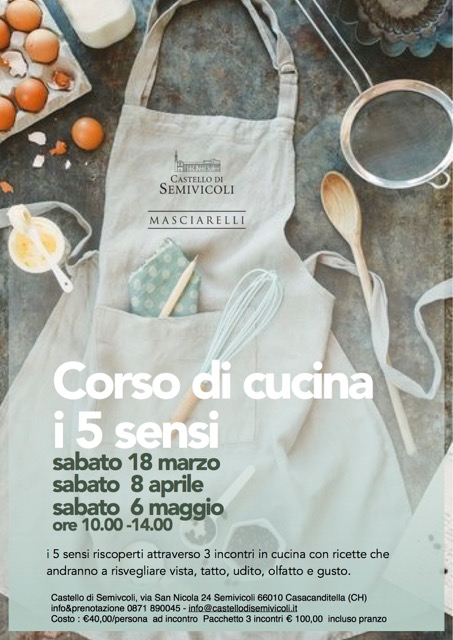Corso di Cucina Sensi
