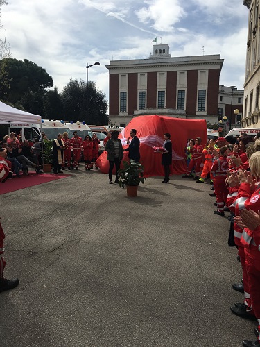 Cri inaugurazione della nuova ambulanza