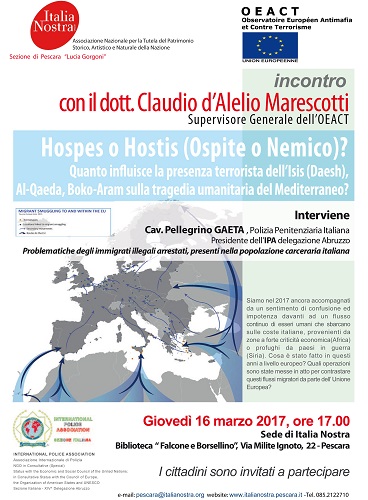 flussi migratori, incontro a Pescara