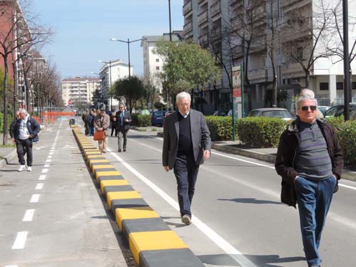 Foto sopralluogo pista ciclabile Pescara