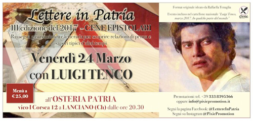 LETTERE IN PATRIA con LUIGI TENCO