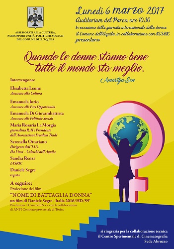 Quando le donne stanno bene, tutto il mondo sta meglio
