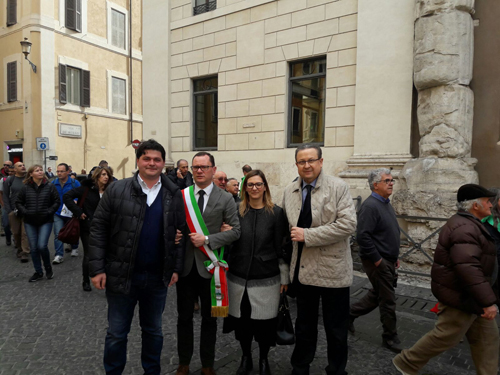 Roseto presente alla manifestazione di Roma