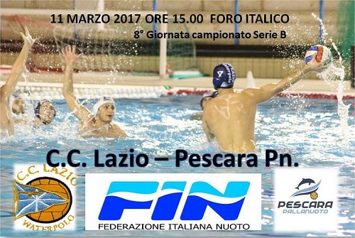 locandina partita Lazio-Pescara