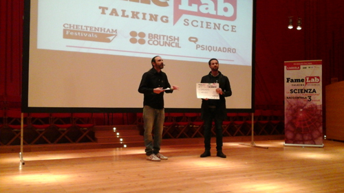 premiazione Famelab L'Aquila