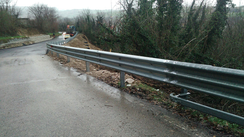 ripristinata la statale 81 nel comune di Penna S. Andrea