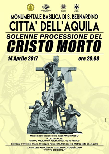Processione Cristo Morto 2017 L'Aquila