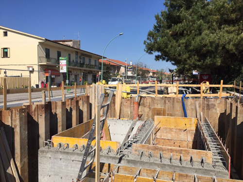 lavori Riviera sud