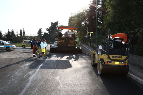 lavori via del Circuito Pescara