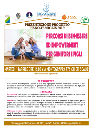 locandina Piano famiglia