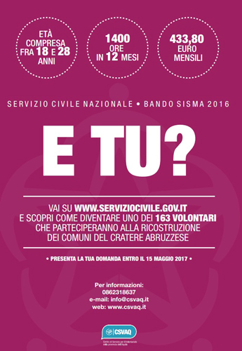 manifesto servizio civile