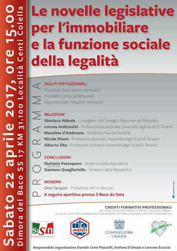 novelle legislative in campo immobiliare