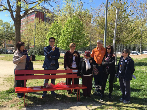 panchina rossa per Jennifer