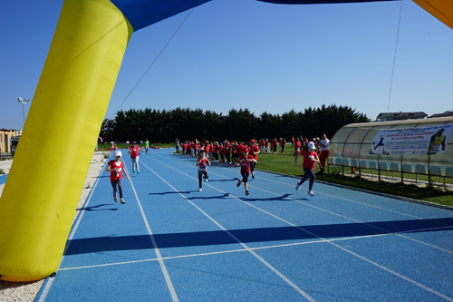 pista di atletica di via Senna velocità