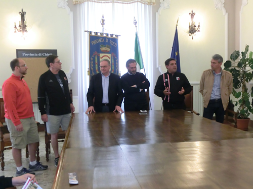 presentazione scambio sportivo-culturale chieti-usa