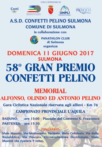 58° GRAN PREMIO CONFETTI PELINO