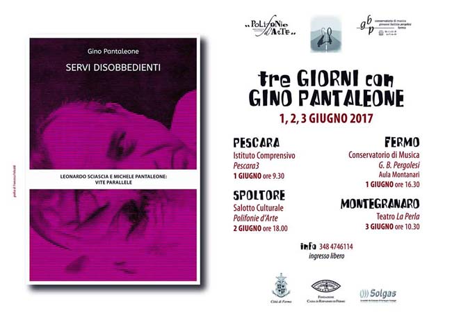 A tu per tu con Gino Pantaleone, autore moderno a favore della legalità