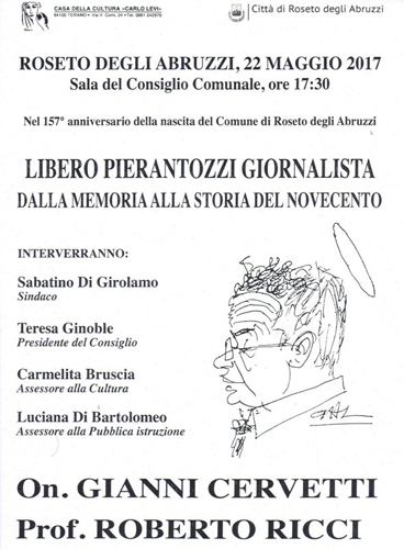 Iniziativa a Roseto Degli Abruzzi Libero Pierantozzi
