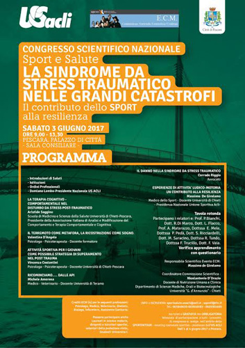 LA SINDROME DA STRESS TRAUMATICO NELLE GRANDI CATASTROFI