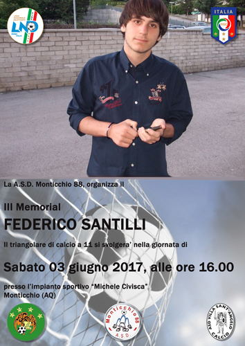 Locandina III MEMORIAL F. Santilli