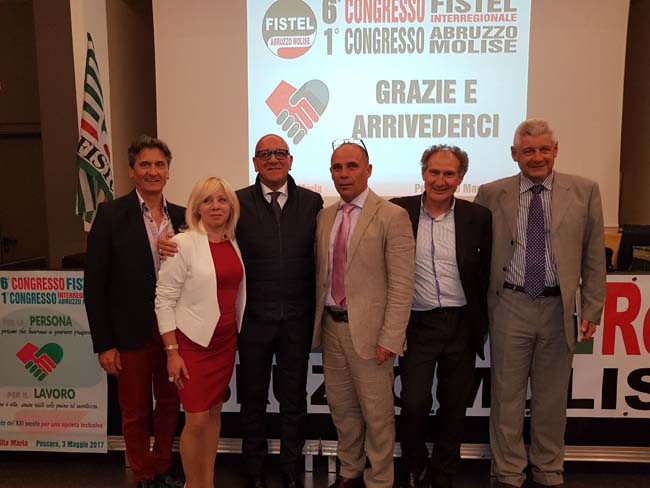 Lucio Petrongolo si conferma Segretario della FSITEL CISL AbruzzoMolise