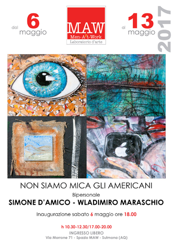 Sulmona, mostra di Simone D’Amico e Wladimiro Maraschio allo Spazio MAW