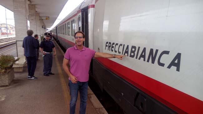 Sindaco e Frecciabianca a Giulianova