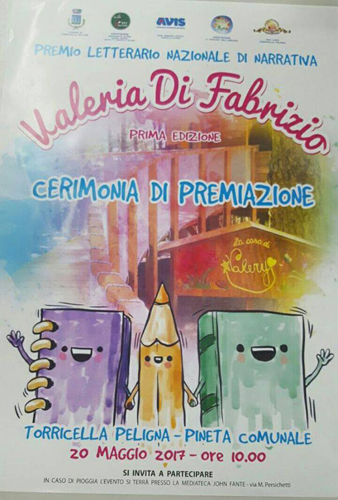 cerimonia di premiazione Premio Nazionale Valeria Di Fabrizio