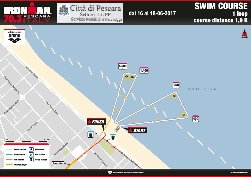 Ironman Swim Course