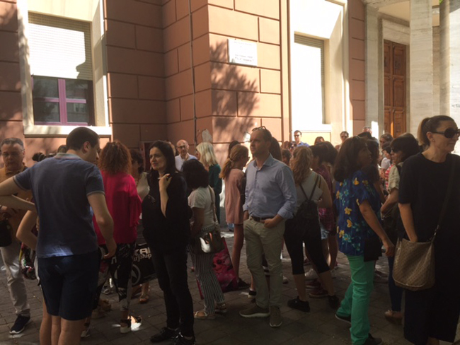 Liceo Classico Pescara la protesta