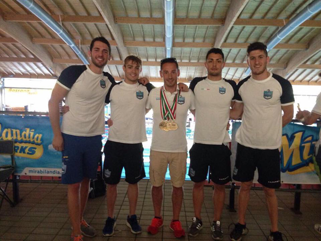 POLISPORTIVA VERDEAQUA, STAFFETTA SALVAMENTO CAMPIONE D'ITALIA