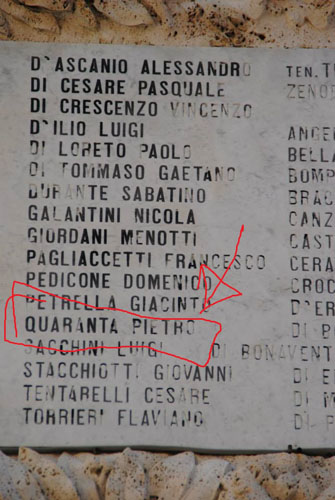 Pietro Quaranta, un giuliese medaglia d’Argento al Valor Militare